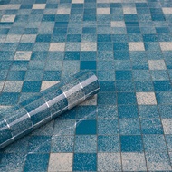 blue tiles Self-adhesive 5MX45CM high temperature advertising decorative stickers