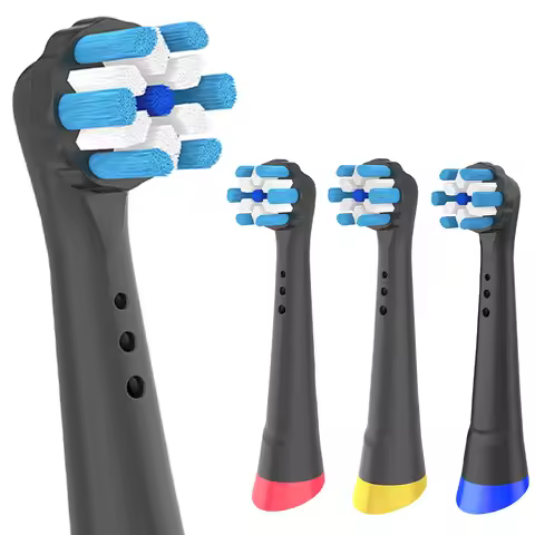 4/8/12x Compatible with Oral B iO 2/3/4/5/6/7/8/9/10 Series Electric Toothbrush Replacement Brush He