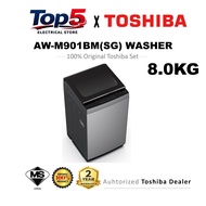 [New Model] TOSHIBA (7kg / 8kg / 9kg) Top Load Fully Auto Washing Machine AW-M1000EM / AW-M901BM / A