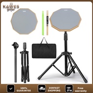 Drum Practice Pad Snare Drum Stand Set 12 In Wooden Dumb Practice Drum Pad Training Drum Pad for Beg