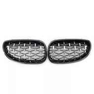 BMW E60 E61 5 Series Diamond Front Kidney Grille Meteor Style Grill Chrome Car Accessori