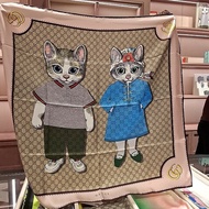 Gucci 日本限定 樋口裕子限定真絲絲巾