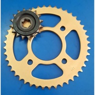 SUZUKI FXR150, Sprocket Gear Set ( Depan 16T -OE + Belakang 43T, 45T )- 428