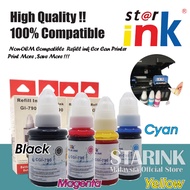 STARINK Compatible to Cano* G Series GI-790 GI-790 BK GI-790C GI-790M GI-790Y G2000 G2010 G1000 Refi