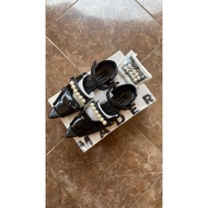 [PRELOVED] Mader Boba Pearl Open Toe Shoes - Black size 41