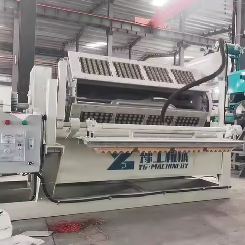 YG-7000 7000pcs/h High Capacity Egg Tray Making Machine 6x8 Fully Automatic Pulp Molding Production 