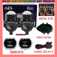 BILED TURBO SE EXPERIENCE V2 2.5 INCH VERSION 2 DOUBLE EMITTER TURBO V2 AES ORIGINAL CAR PACKAGE