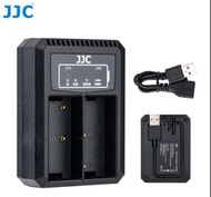 JJC DCH-BLH1 相機電池充電器 USB Dual Battery Charger for Olympus OM-D E-M1 Mark III re. BLH-1