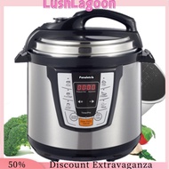 LushLagoon Panaletrik Electric Pressure Cooker Multi Cooker Rice Cooker 6L