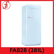 Smeg FAB28 Refrigerator 50’s Style 1 DR FREESTANDING FRIDGE (281 L) (2yrs warranty) (FAB28)