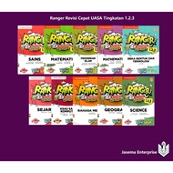 Ranger UASA Form 1.2.3 Bm | English | Mathematics | Science | Sejarah | Geografi | RBT | Islam | Mat