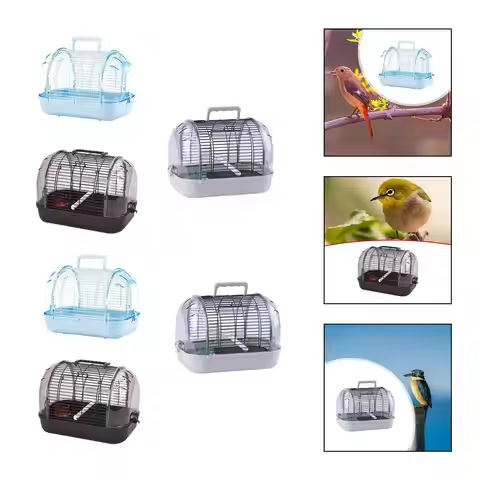 Bird Cage, Lightweight Portable Budgie Cage, Parrot Carrying Cage, Small Birds, Parrots, Budgies, Ca