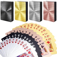 Playing Cards,Standard Playing Card Decks,Foil Poker Cards,Waterproof Plastic Playing Card 4 pack (G