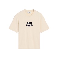AMI PARIS Ami Paris Patch Tee White Cream (SS25)