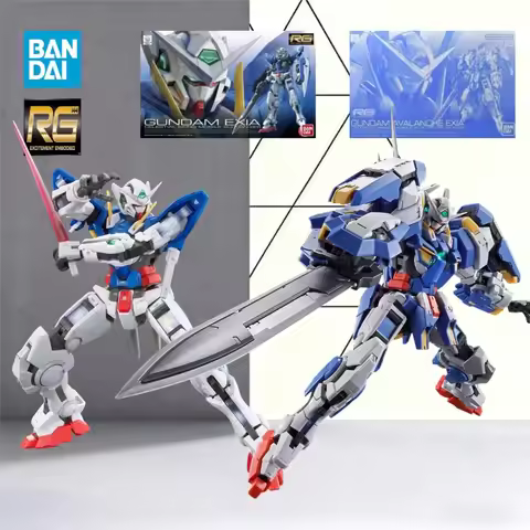 Bandai RG Gundam Exia Standard & Avalanche Exia Dash PB Limited Gundam 00 00V Anime Mecha Assembly M