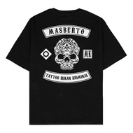 KATUN Masberto Tattoo Distro T-Shirt Not Criminal Society Tattoo Unisex Clothing Men Women Combed Co