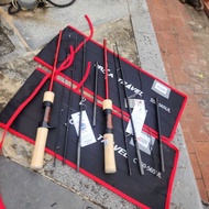 Ul lure rod 4 pieces, ul Orca travel lure rod with wooden box