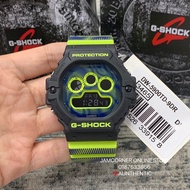 ASIA SET 100% ORIGINAL CASIO G-SHOCK DW-5900TD-9 aka TAPAK KUCING BARU HIJAU BERGARISAN