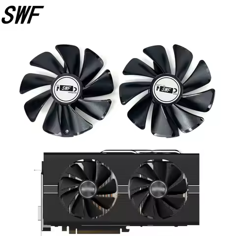 CF1015H12D Cooler Fan For Sapphire Radeon RX 470 480 580 570 NITRO Mining Edition RX580 RX480 Gaming