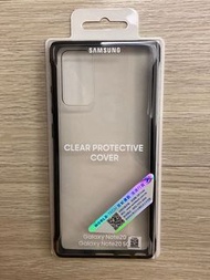 全新原裝未開封Samsung三星Galaxy Note 20 clear protective cover 透明防撞背殼