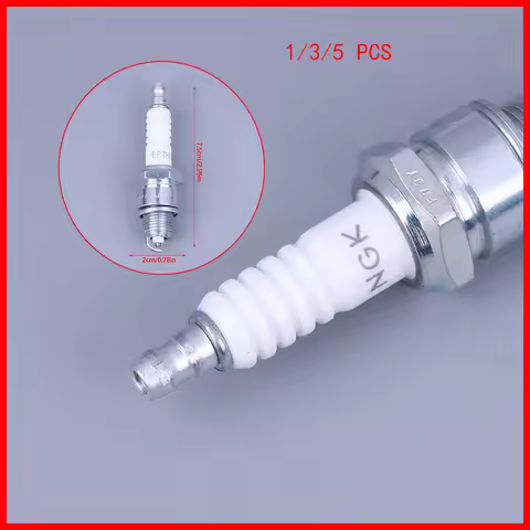 1/3/5 PCS Iridium Spark Plug BP7HS for 2 Stroke Boat Outboard Engine Motor