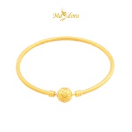 MASDORA 916 Gold Bangle Gelang Tangan Emas Shiny Cutting Ball Clasp (EMAS 916/22K)
