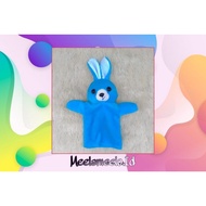 Boneka tangan boneka musikal boneka pentas boneka mainan anak karakter kelinci rabbit