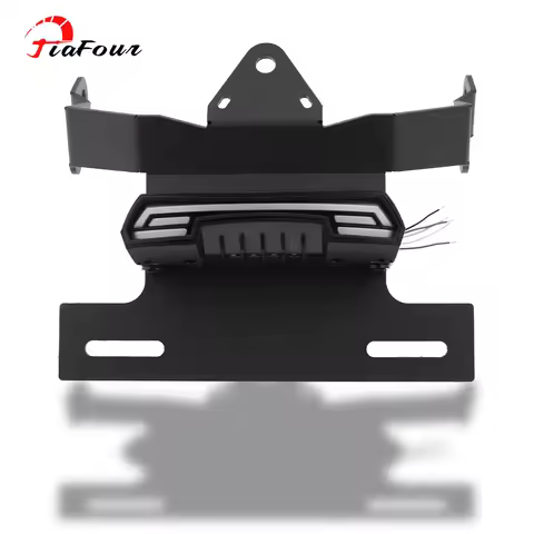 FIT For VULCAN S 650 Vulcan Cafe Fender Eliminator Registration License Plate Holder LED Tail Light 