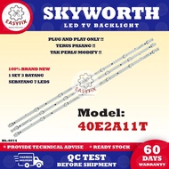 40E2A11T SKYWORTH 40 INCH LED TV BACKLIGHT ( LAMPU TV ) 40E2A11