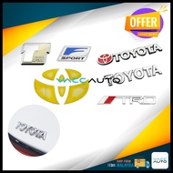 Toyota Lexus Exterior Modification Emblem Sticker Toyota Sport Logo TRD Logo F Sport Badge Vacc Auto