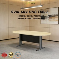 Office Pro 6FT / 8FT Oval Meeting Table | Conference Table | Meja Mesyuarat Pejabat