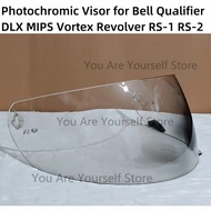 Photochromic Visor for Bell Qualifier DLX MIPS Vortex Revolver Evo RS-1 RS 1 RS-2 RS 2 Helmet Lens S