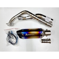 ลดสุดๆ คอท่อ Yamaha Exciter 155 VVA (ยามาฮ่า เอ็กซ์ไซเดอร์ 155 วีวีเอ) พร้อมปลายท่อ AK ยาว 12 นิ้ว ฟ