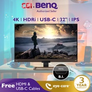 BenQ 32" EW3280U 4K UHD IPS FreeSync HDRi USB-C Eye Care Monitor