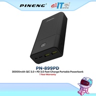 Pineng PN-899PD 18W 30000mAh QC 3.0 + PD 3.0 Fast Charge Portable Powerbank PN899 Pineng Powerbank