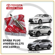 Toyota Rush F800 F850 Perodua Aruz Lexus CT200H ZWA10 Iridium Spark Plug [1 Set (4 Piece)]