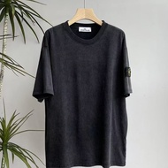 U7UV Stone Island lsland Solid color armband island summer new style7⃣️Distressed wash short sleeve 