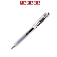 Bút Gel Bấm Siêu Trơn 0.5 mm - Deli EG575-BK - Mực Đen