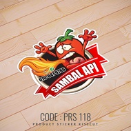 STICKER SAMBAL HITAM SAMBAL GARING SAMBAL SAMBAL IKAN BILIS SOS CILI CHILLI SAUCE