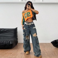 Lễ hội Rave Brazil mùa hè dành cho phụ nữ Đường phố Y2K Đi chơi Đồ thể thao Áo thun croptop họa tiết