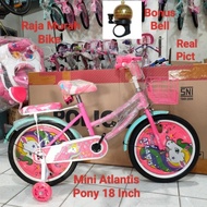 Sepeda Anak Perempuan 18 Inch Atlantis Pony Sepeda Anak Mini Atlantis