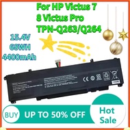 15.4V 4400mAh 68WH WK04XL Battery For HP Victus 7 8 Victus Pro TPN-Q263 Q264 laptop battery WK04XL
