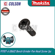COLSON MAKITA 911107-6 GB602 Bench Grinder Pan Head Screw 1pc