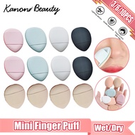 Mini Finger Puff Makeup Sponge Foundation Detail Puff Face Concealer Wet Dry BB Cream Blend Cosmetic