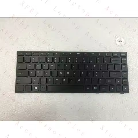 D NEW For LENOVO flex 2 14 flex 2 14d Keyboard US Teclado Black frame