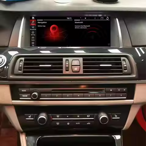 For BMW 5 Series F10 F11 520D 2010- 2017 Android14 Car Radio 2Din Stereo Receiver Autoradio Multimed