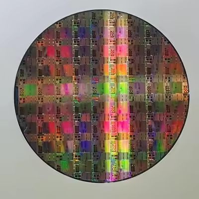 Silicon Wafer 12 8 6 Inch CPU Technology Sense Decoration Birthday Gift Lithography Chip Circuit Chi