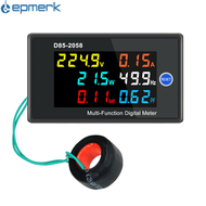 Lepmerk Multi-Function Single Phase Digital Meter LCD Display AC Voltage AC Current Power Frequency