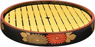 Japanese Sushi Tray Set, Round Plastic Food Serving Plate Nesting Serving Trays, Serving Tray for Di