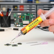 Needle Applicator Solder Paste for SMT BGA, Lead-Free Tin Alloy for Electronics Repair  Jarum Aplika